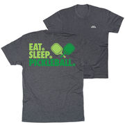 Pickleball Short Sleeve T-Shirt - Eat. Sleep. Pickleball (Back Design)