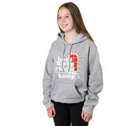 Hockey Hooded Sweatshirt - Lace 'Em Up And Light The Lamp