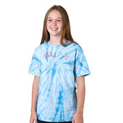 Soccer Short Sleeve T-Shirt - Soccer Heartbeat Tie Dye