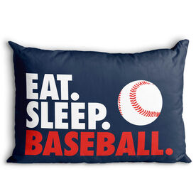 Baseball Pillowcase - Eat Sleep Baseball