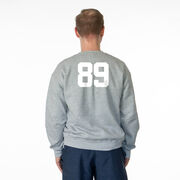 Guys Lacrosse Crewneck Sweatshirt - Lacrosse Dad Sticks