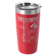 Cheerleading 20 oz. Double Insulated Tumbler - Cheerleading Father Words