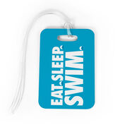 Swimming Bag/Luggage Tag - Eat Sleep Swim