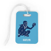 Softball Bag/Luggage Tag - Personalized Softball Catcher