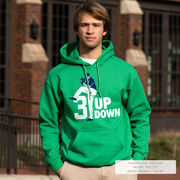 Baseball Hooded Sweatshirt - 3 Up 3 Down