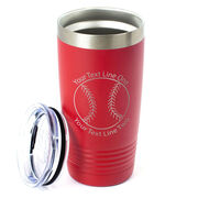 Softball 20 oz. Double Insulated Tumbler - Icon