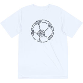 Soccer Short Sleeve Performance Tee - Soccer Words