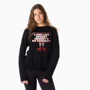 Hockey Crewneck Sweatshirt  - Hockey's My Favorite