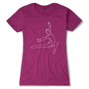Gymnastics Women's Everyday Tee - Gymnast Sketch