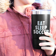 Soccer 20 oz. Double Insulated Tumbler - Eat Sleep Soccer