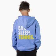 Tennis Hooded Sweatshirt - Eat. Sleep. Tennis. (Back Design)