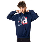 Hockey Hooded Sweatshirt - Hockey Eagle