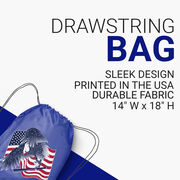 Baseball Drawstring Backpack - Baseball Eagle