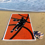 Basketball Premium Beach Towel - Player