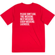 Lacrosse Short Sleeve Performance Tee - All Weekend Lacrosse