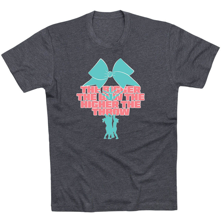 Cheerleading Short Sleeve T-Shirt - The Bigger the Bow