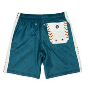 Baseball Swim Trunks - Diamond