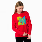 Tennis Long Sleeve Performance Tee - Let's Raise A Racket