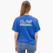 Pickleball Short Sleeve T-Shirt - Eat. Sleep. Pickleball (Back Design)