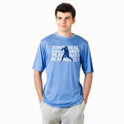 Hockey Short Sleeve Performance Tee - Bones Heal Hockey