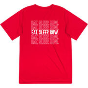 Crew Short Sleeve Performance Tee - Eat. Sleep. Row.
