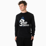 Baseball Tshirt Long Sleeve - 3 Up 3 Down 