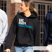 Volleyball Hooded Sweatshirt - Eat. Sleep. Volleyball.