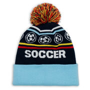 Soccer Knit Hat - Play Soccer