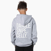 Hockey Hooded Sweatshirt - Dangle Snipe Celly Words (Back Design)