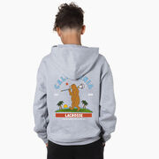 Guys Lacrosse Hooded Sweatshirt - California Lacrosse (Back Design)
