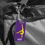 Gymnastics Bag/Luggage Tag - Personalized Gymnast Girl