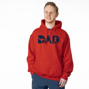 Baseball Hooded Sweatshirt - Baseball Dad Silhouette
