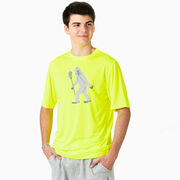 Guys Lacrosse Short Sleeve Performance Tee - Yeti