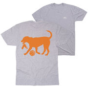 Basketball Short Sleeve T-Shirt - Basketball Dog (Back Design)