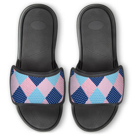 Personalized Repwell&reg; Slide Sandals - Patchwork