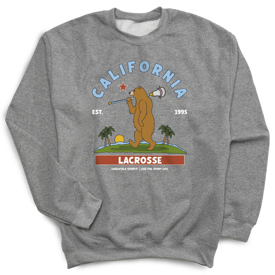 Guys Lacrosse Crewneck Sweatshirt - California Lacrosse
