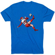 Soccer Short Sleeve T-Shirt - Soccer Santa