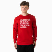 Lacrosse Tshirt Long Sleeve - All Weekend Lacrosse