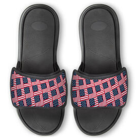 Repwell&reg; Slide Sandals - American Flag Repeat