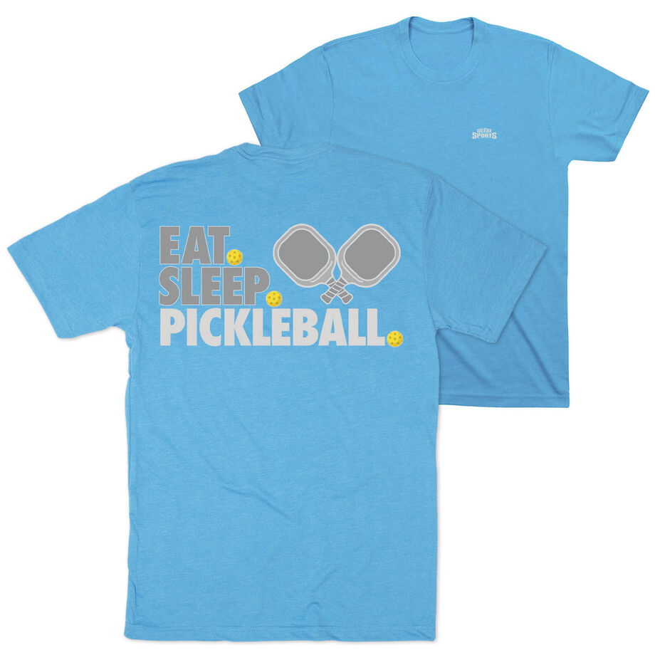 Pickleball Short Sleeve T-Shirt - Eat. Sleep. Pickleball (Back Design)