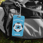 Soccer Bag/Luggage Tag - Personalized Soccer Team Ball