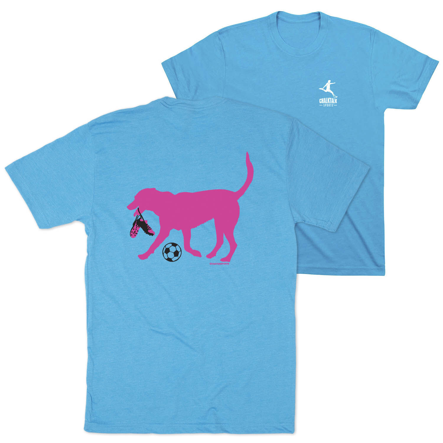 ChalkTalkSPORTS Soccer Standard Sweatshirt Sasha The Soccer Dog Youth Sizes 