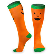 Yakety Yak Knee High Socks - Jack-o-Lantern