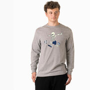 Soccer Tshirt Long Sleeve - Skeleton Striker