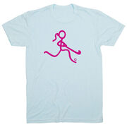 Field Hockey Tshirt Short Sleeve Neon Field Hockey Girl