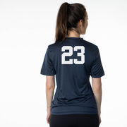 Hockey Short Sleeve Performance Tee - The Cold Never Bothered Me Anyway #HockeyMom