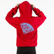 Softball Hooded Sweatshirt - Good Girls Steal (Back Design)