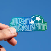 Soccer Sticker - Just Kickin It