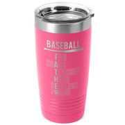 Baseball 20 oz. Double Insulated Tumbler - Baseball Father Words