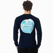 Volleyball Tshirt Long Sleeve - Serve's Up (Back Design)